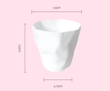 Großhandel B2B Moderner minimalistischer Stil Weißer Stifthalter Becher Eimer